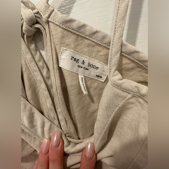 Rag & Bone Denim Tie Mini Dress - Picture 5 of 6